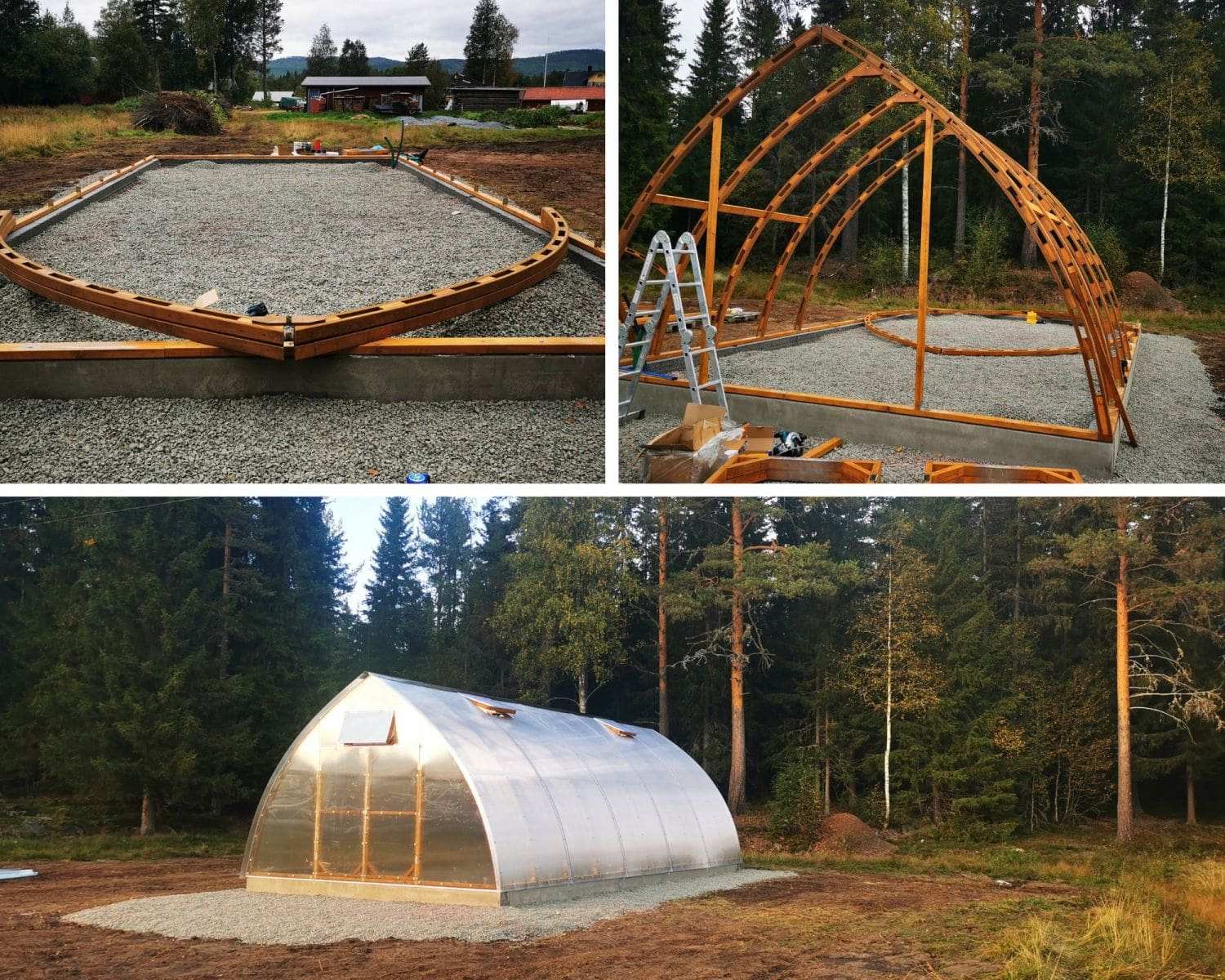 Greenhouse assembly A to Z - skilled workers putting together components