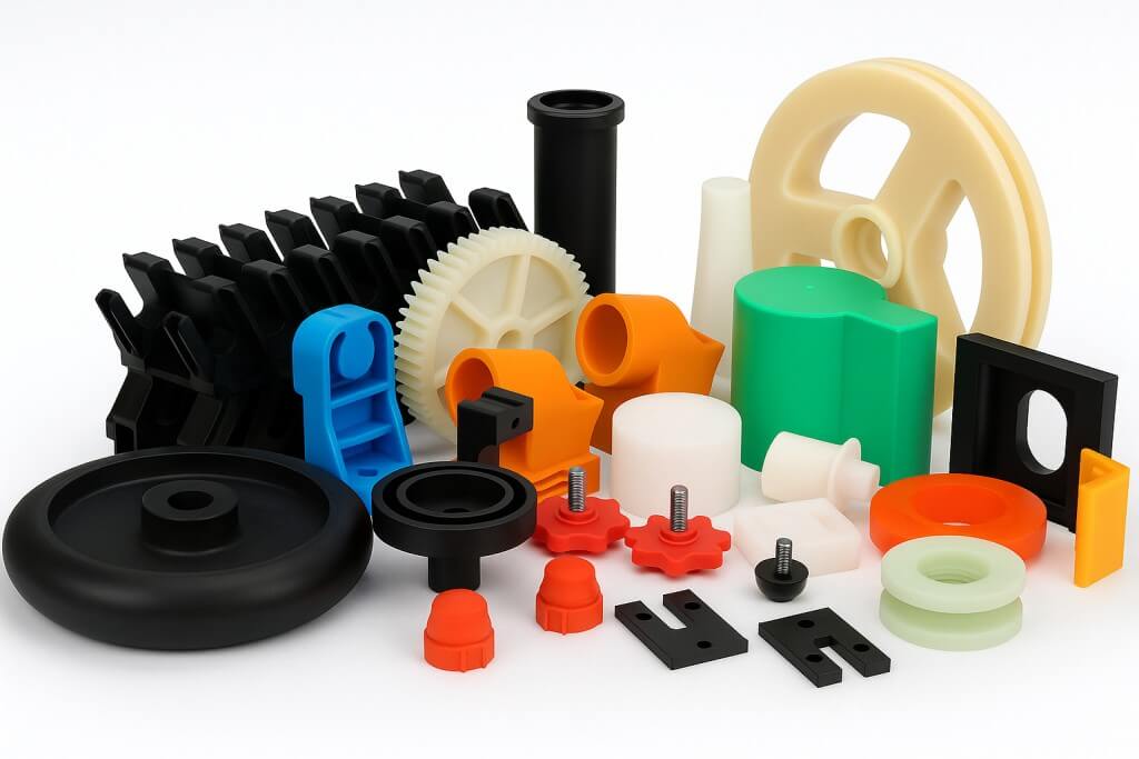 Various plastic parts