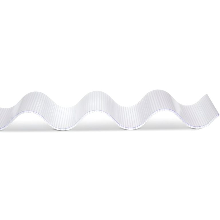 Corrugated multiwall polycarbonate panel