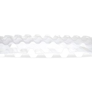 Dirrefent profile corrugated solid polycarbonate sheets