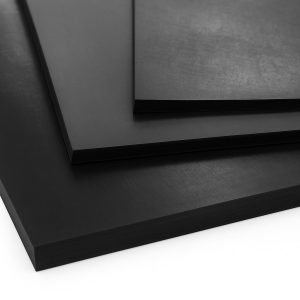 Black neoprene rubber sheets