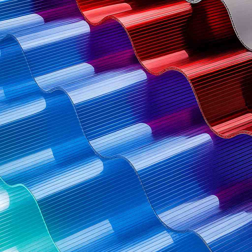 PC plastic wavy roof sheets
