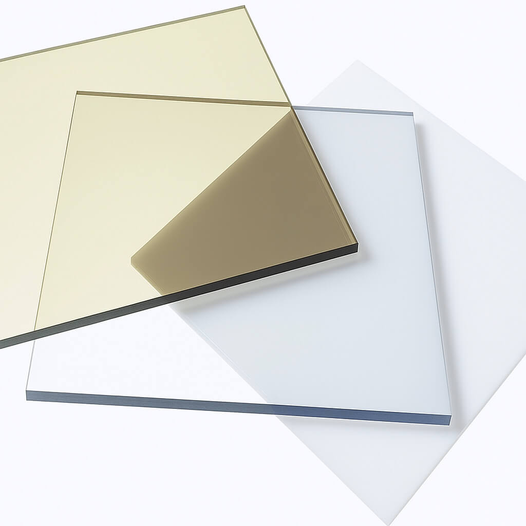 Solid polycarbonate sheets