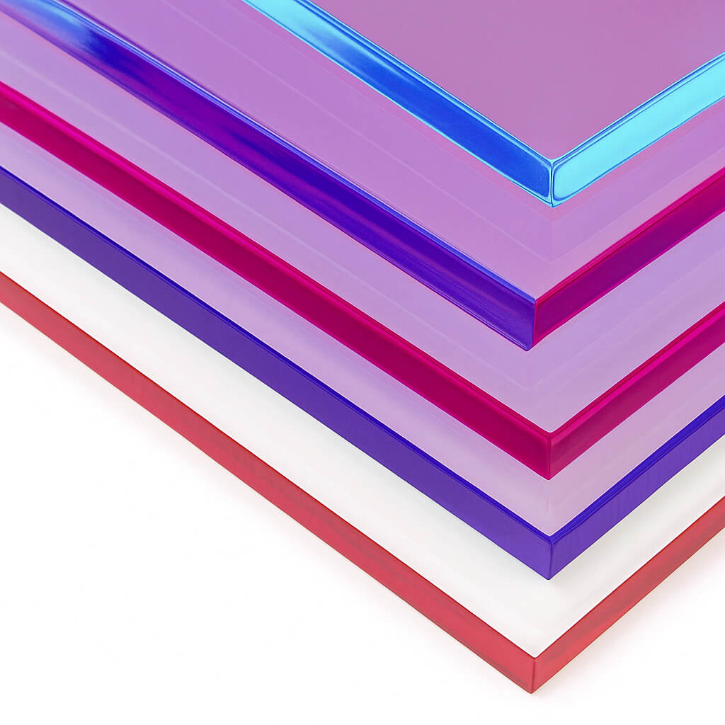Fluorescent PMMA sheets
