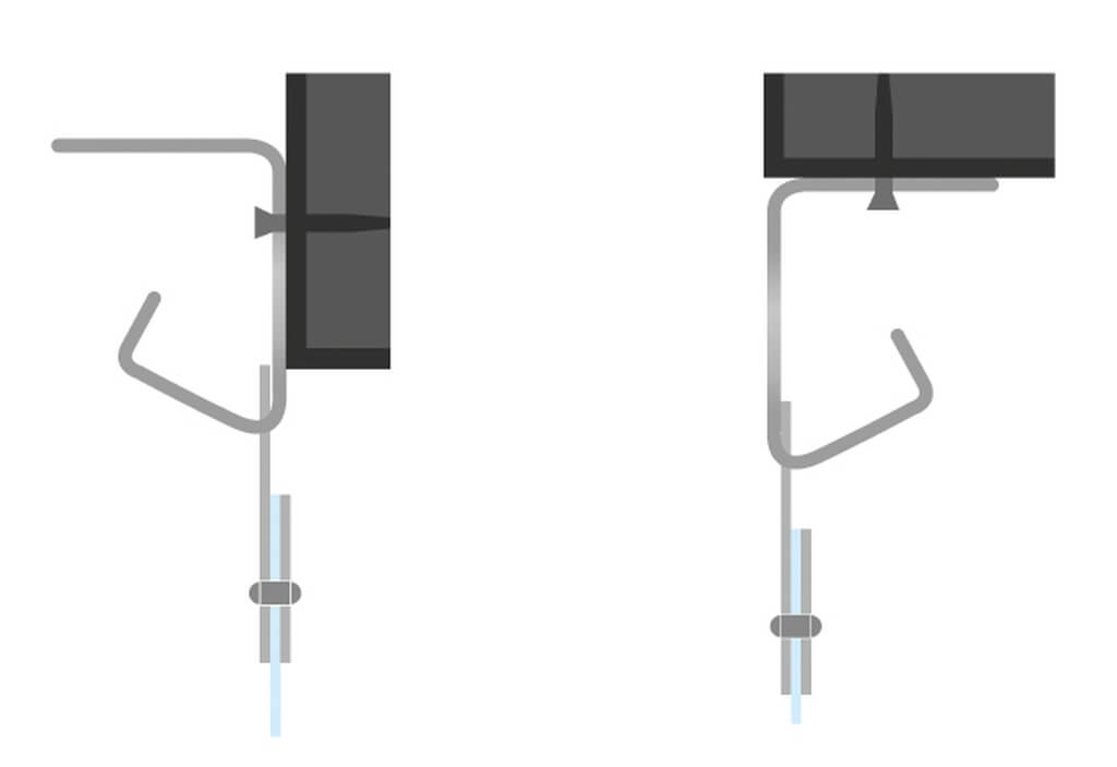 PVC strip curtains hangers scheme