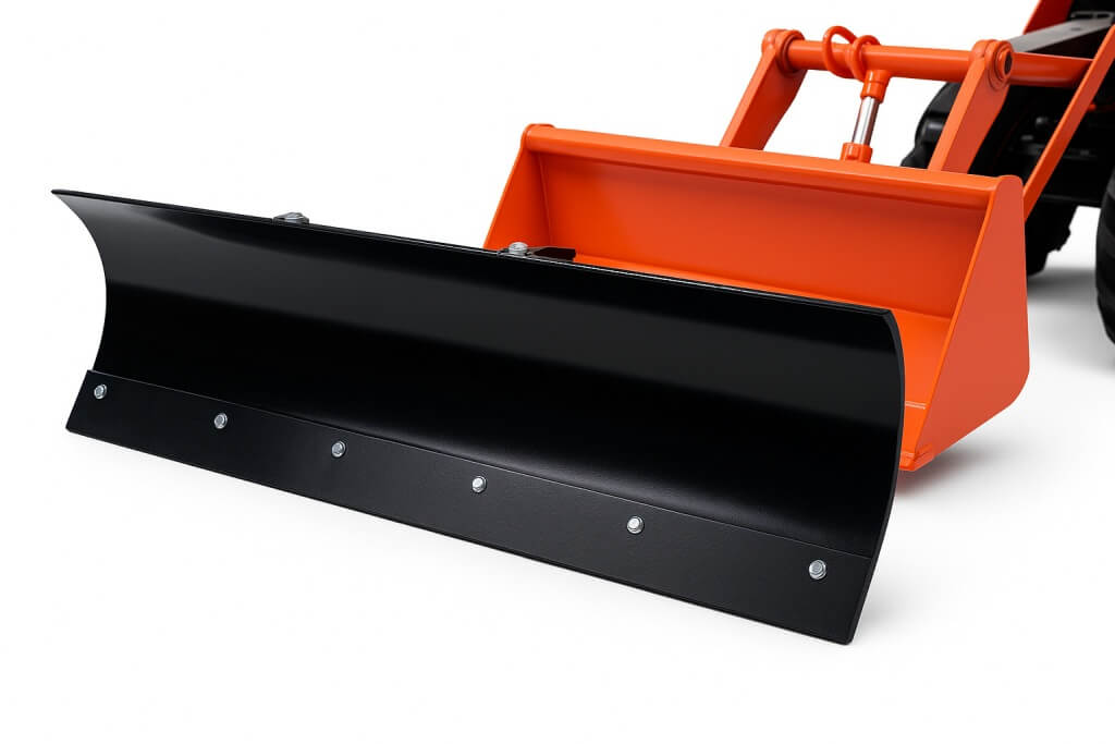 Snow blower and rubber
